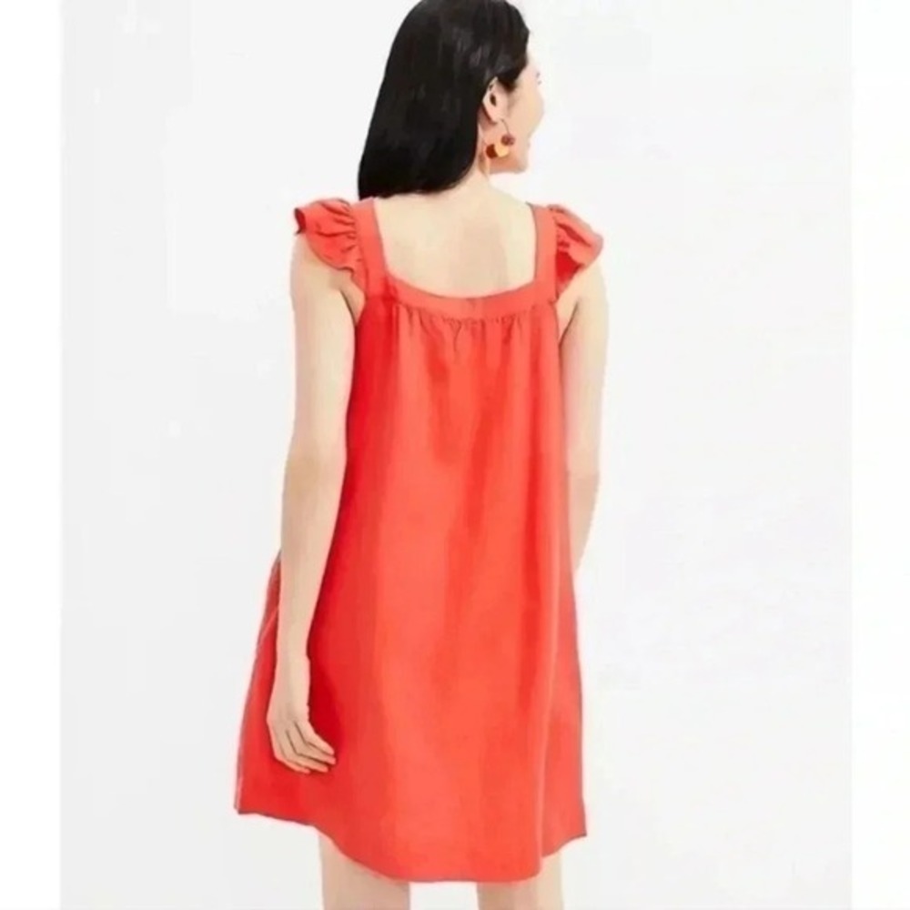 LOFT Fire Lily Shift Dress w/‎ Pockets Size M